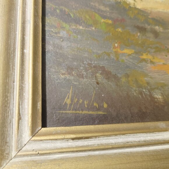 Vintage Framed Landscape Oil Painting Nature Signed - Picture 3 of 16